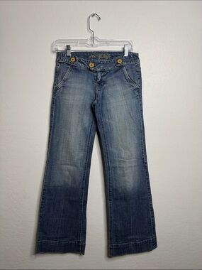 American Eagle Outfitters Womens Medium Blue Flare Jeans